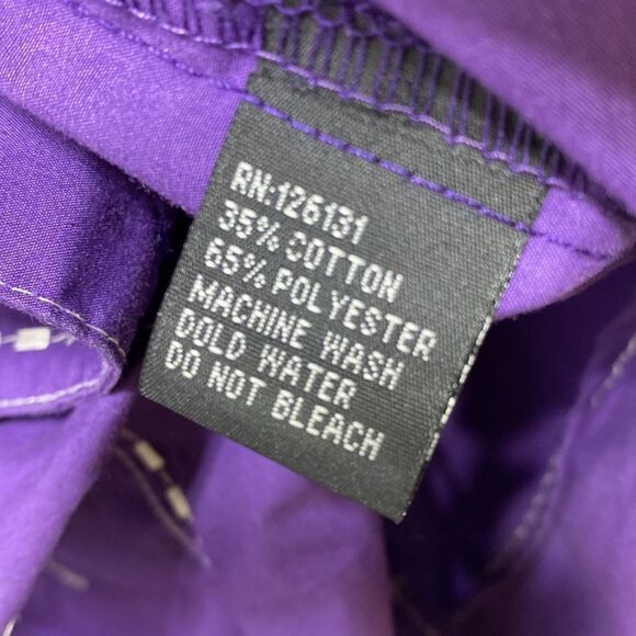 Ace of Diamond Button Down Shirt Large - Picture 3 of 6